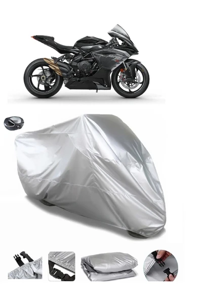 MV Agusta F3 800 Su  Geçirmez Motosiket Brandası Arka Çanta Uyumlu