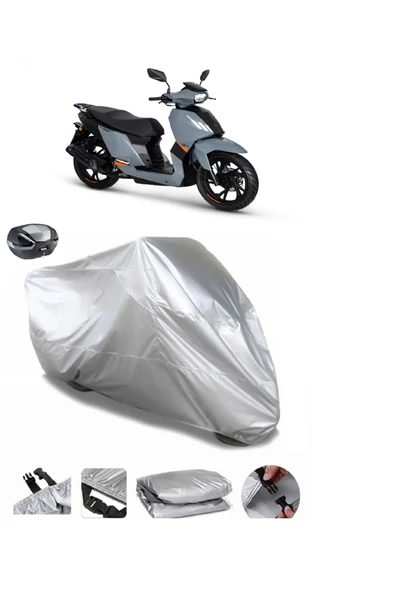 Peugeot Tweet 200 Su  Geçirmez Motosiket Brandası Arka Çanta Uyumlu ürün görseli 1