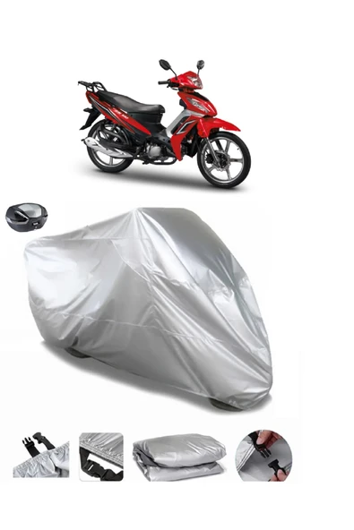 Motoran ZS 100 Su  Geçirmez Motosiket Brandası Arka Çanta Uyumlu
