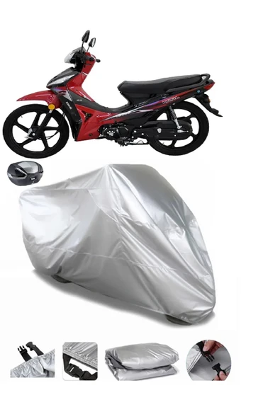 Kral Motor KR-50 Capella Su  Geçirmez Motosiket Brandası Arka Çanta Uyumlu ürün görseli 1