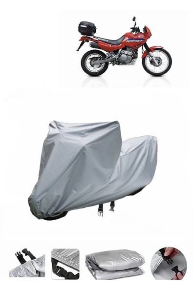 Honda NX 650 Dominator  Gri Motosiklet Brandası ARKA ÇANTA UYUMLU DEĞİLDİR