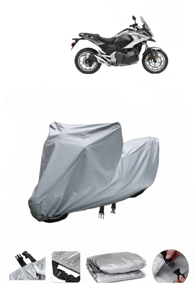 Honda NC 700 X  Gri Motosiklet Brandası ARKA ÇANTA UYUMLU DEĞİLDİR