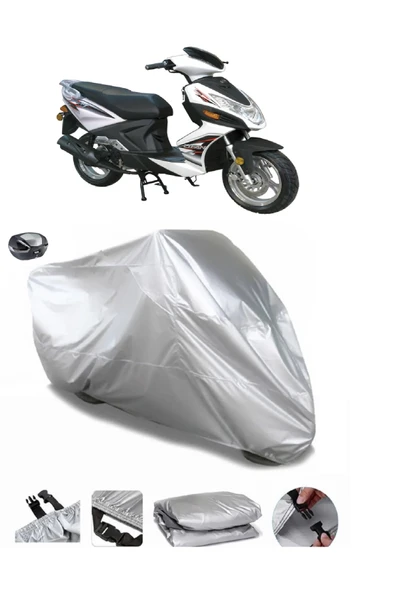 Lifan LF125T-26 Su  Geçirmez Motosiket Brandası Arka Çanta Uyumlu ürün görseli 1