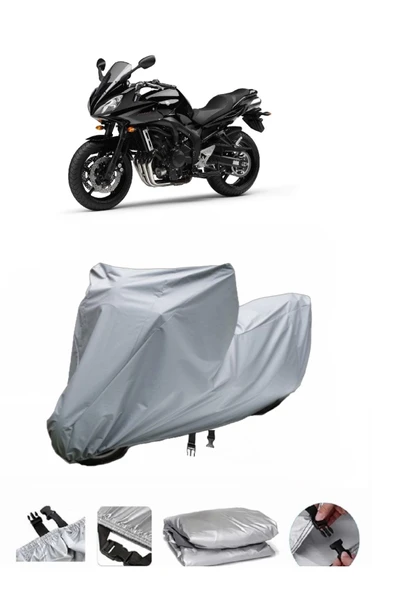 Yamaha FZ6 Fazer ABS  Gri Motosiklet Brandası ARKA ÇANTA UYUMLU DEĞİLDİR