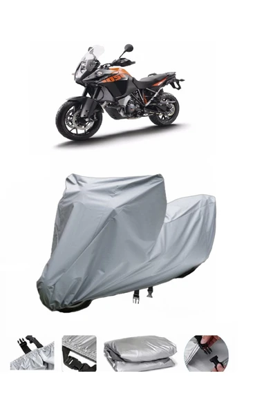 KTM 1050 Adventure  Gri Motosiklet Brandası ARKA ÇANTA UYUMLU DEĞİLDİR