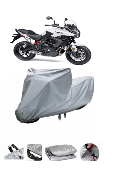 Kawasaki KLE 650 Versys  Gri Motosiklet Brandası ARKA ÇANTA UYUMLU DEĞİLDİR