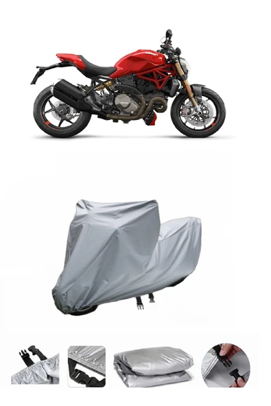 Ducati Monster 1200 S  Gri Motosiklet Brandası ARKA ÇANTA UYUMLU DEĞİLDİR ürün görseli 1