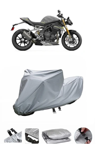 Triumph Speed Triple RS  Gri Motosiklet Brandası ARKA ÇANTA UYUMLU DEĞİLDİR ürün görseli 1