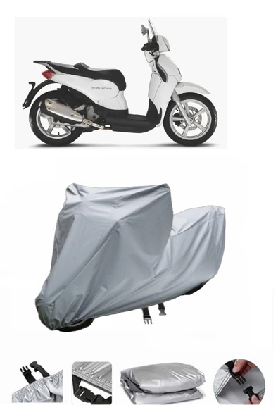 Aprilia Scarabeo 200  Gri Motosiklet Brandası ARKA ÇANTA UYUMLU DEĞİLDİR