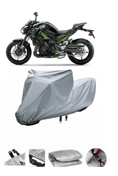 Kawasaki Z 900  Gri Motosiklet Brandası ARKA ÇANTA UYUMLU DEĞİLDİR
