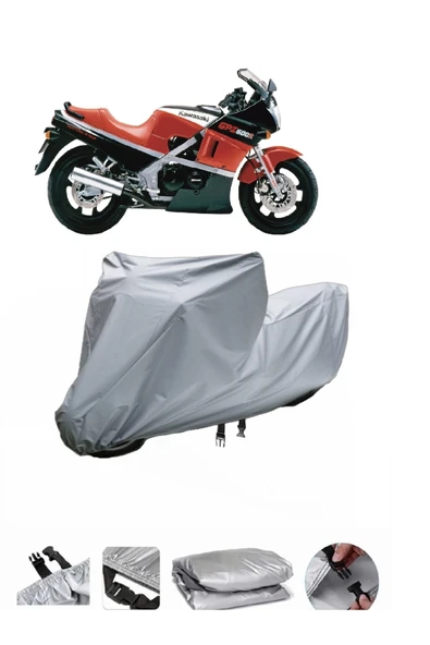 Kawasaki GPZ 600 R  Gri Motosiklet Brandası ARKA ÇANTA UYUMLU DEĞİLDİR ürün görseli 1