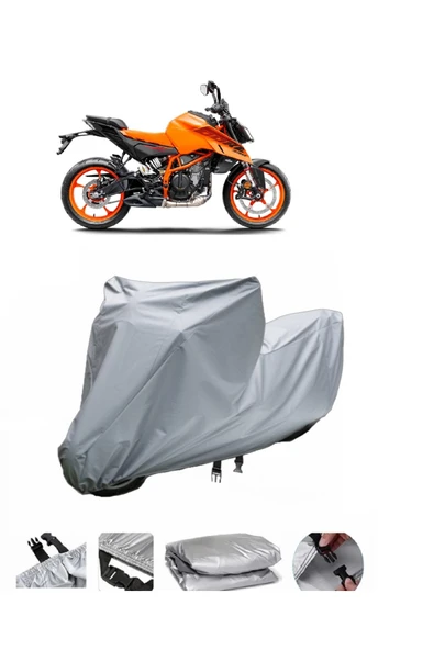 KTM 390 Duke  Gri Motosiklet Brandası ARKA ÇANTA UYUMLU DEĞİLDİR