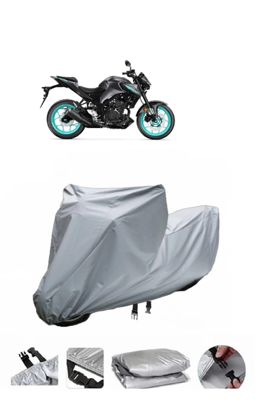 Yamaha MT-25  Gri Motosiklet Brandası ARKA ÇANTA UYUMLU DEĞİLDİR ürün görseli 1