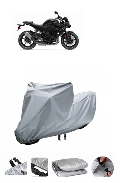 Yamaha MT-10  Gri Motosiklet Brandası ARKA ÇANTA UYUMLU DEĞİLDİR