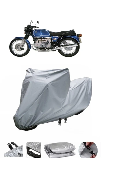Bmw R 60-6  Gri Motosiklet Brandası ARKA ÇANTA UYUMLU DEĞİLDİR