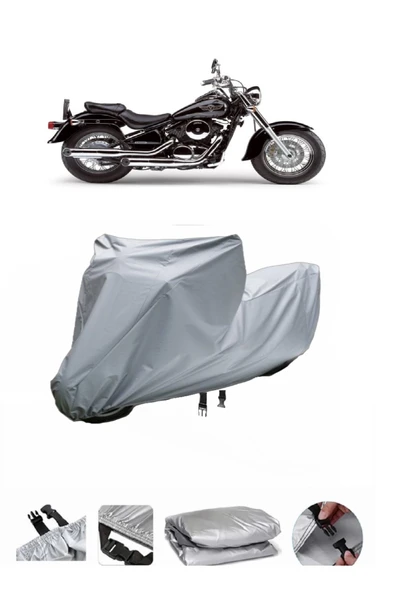 Kawasaki VN 800 Classic  Gri Motosiklet Brandası ARKA ÇANTA UYUMLU DEĞİLDİR ürün görseli 1