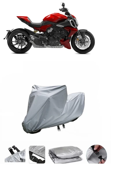 Ducati Diavel  Gri Motosiklet Brandası ARKA ÇANTA UYUMLU DEĞİLDİR ürün görseli 1