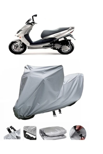 Aprilia Leonardo 150  Gri Motosiklet Brandası ARKA ÇANTA UYUMLU DEĞİLDİR