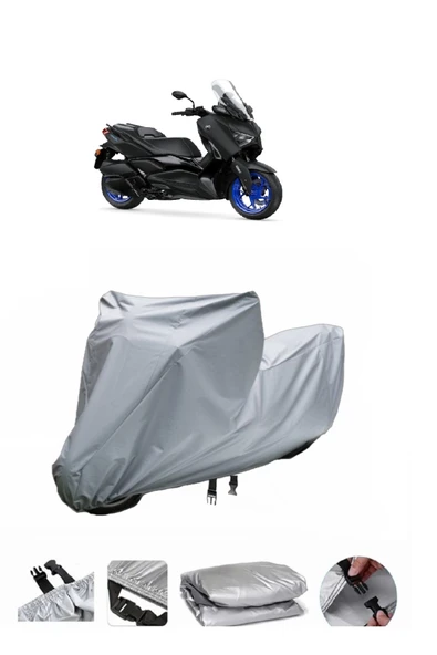 Yamaha X-Max 250  Gri Motosiklet Brandası ARKA ÇANTA UYUMLU DEĞİLDİR