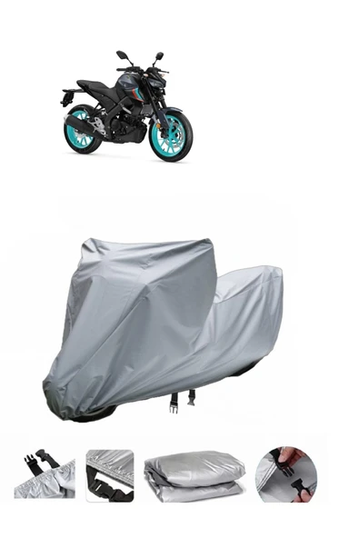 Yamaha MT-125  Gri Motosiklet Brandası ARKA ÇANTA UYUMLU DEĞİLDİR