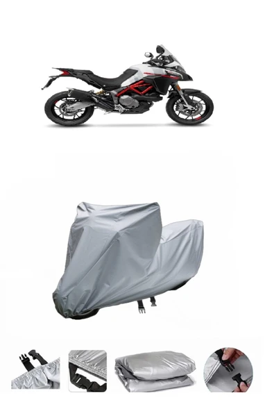 Ducati Multistrada 950  Gri Motosiklet Brandası ARKA ÇANTA UYUMLU DEĞİLDİR