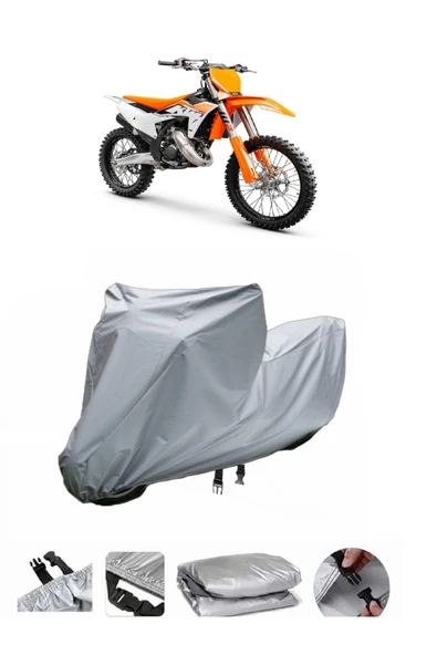KTM 125 SX  Gri Motosiklet Brandası ARKA ÇANTA UYUMLU DEĞİLDİR ürün görseli 1
