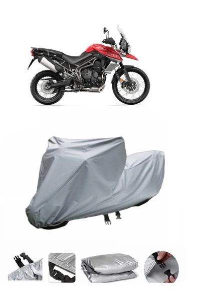 Triumph Tiger 800 XCA  Gri Motosiklet Brandası ARKA ÇANTA UYUMLU DEĞİLDİR