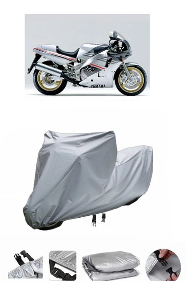 Yamaha FZR 1000  Gri Motosiklet Brandası ARKA ÇANTA UYUMLU DEĞİLDİR