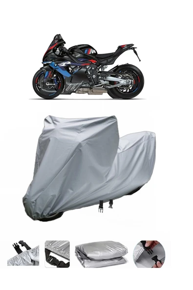 Bmw M 1000 RR  Gri Motosiklet Brandası ARKA ÇANTA UYUMLU DEĞİLDİR