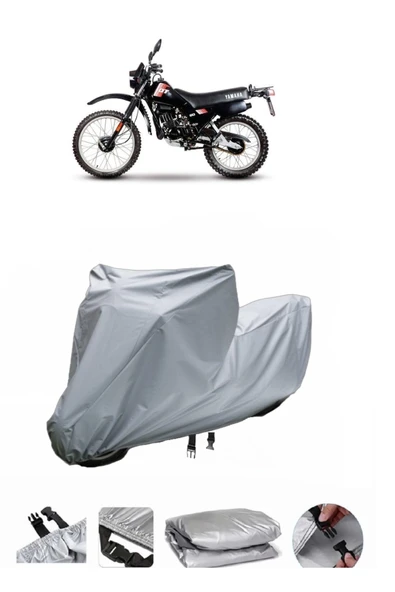 Yamaha DT 80  Gri Motosiklet Brandası ARKA ÇANTA UYUMLU DEĞİLDİR
