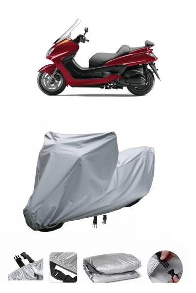Yamaha Majesty 400  Gri Motosiklet Brandası ARKA ÇANTA UYUMLU DEĞİLDİR