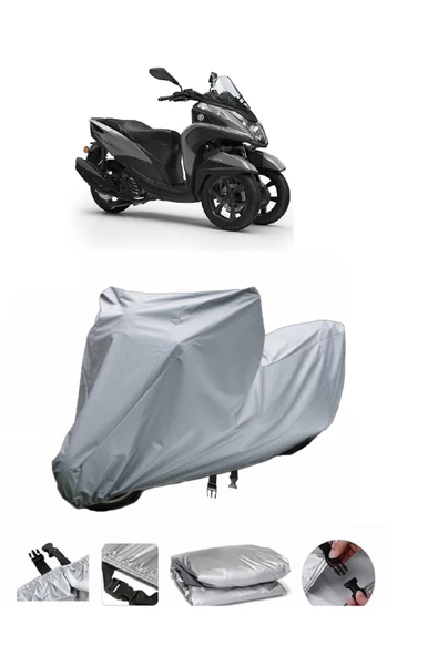 Yamaha Tricity 125  Gri Motosiklet Brandası ARKA ÇANTA UYUMLU DEĞİLDİR