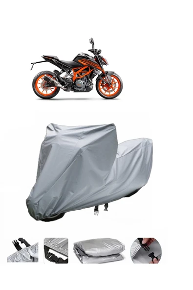 KTM 250 Duke ABS  Gri Motosiklet Brandası ARKA ÇANTA UYUMLU DEĞİLDİR