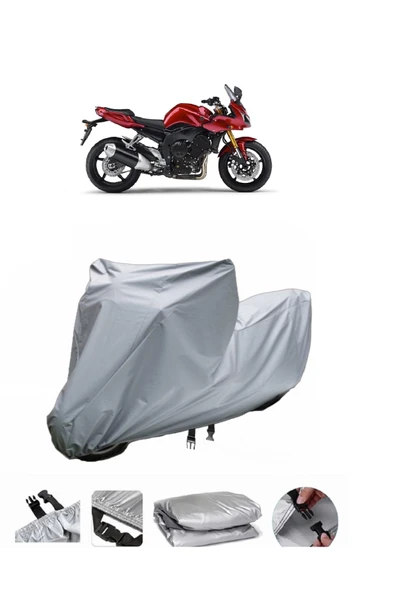 Yamaha FZ1 Fazer  Gri Motosiklet Brandası ARKA ÇANTA UYUMLU DEĞİLDİR ürün görseli 1