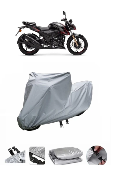 TVS Apache RTR 200  Gri Motosiklet Brandası ARKA ÇANTA UYUMLU DEĞİLDİR