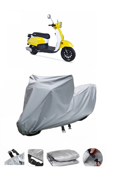 Arora Dazzle 125  Gri Motosiklet Brandası ARKA ÇANTA UYUMLU DEĞİLDİR