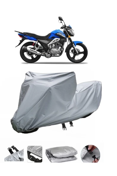 Yuki TN150-3A Driver  Gri Motosiklet Brandası ARKA ÇANTA UYUMLU DEĞİLDİR ürün görseli 1