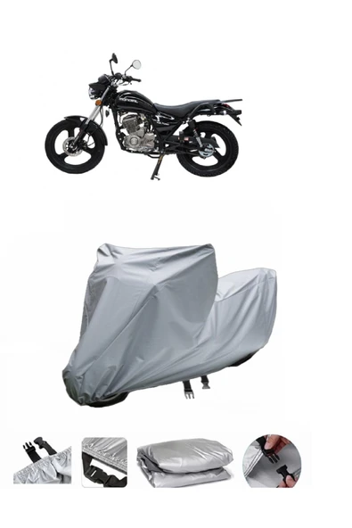 Mondial 150 MR Vulture  Gri Motosiklet Brandası ARKA ÇANTA UYUMLU DEĞİLDİR