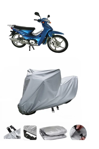Mondial 100 UKH  Gri Motosiklet Brandası ARKA ÇANTA UYUMLU DEĞİLDİR