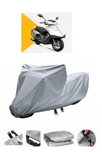 Yuki Crypto 50  Gri Motosiklet Brandası ARKA ÇANTA UYUMLU DEĞİLDİR ürün görseli 1