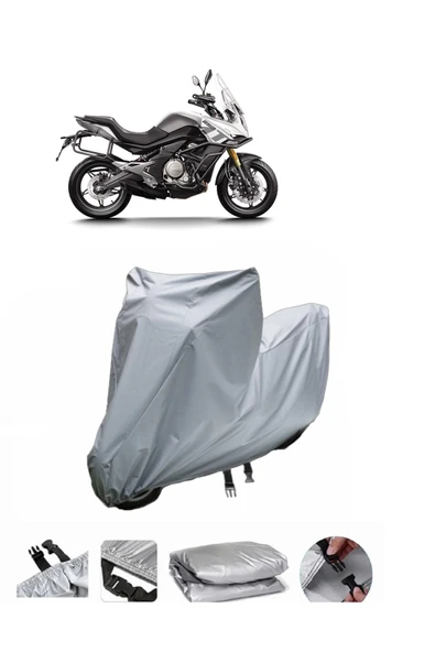 CF Moto 650MT  Gri Motosiklet Brandası ARKA ÇANTA UYUMLU DEĞİLDİR