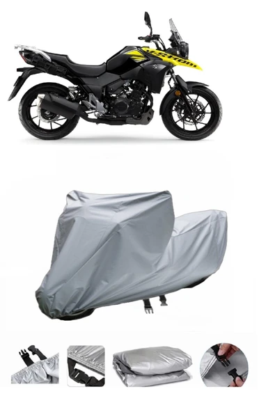 Suzuki V-Strom 250  Gri Motosiklet Brandası ARKA ÇANTA UYUMLU DEĞİLDİR