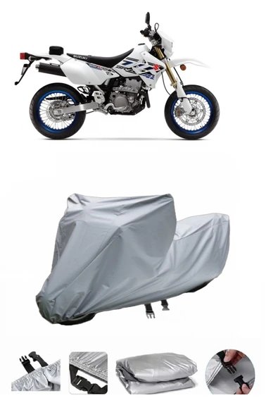 Suzuki DRZ400 SM  Gri Motosiklet Brandası ARKA ÇANTA UYUMLU DEĞİLDİR ürün görseli 1