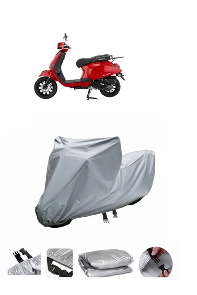 Mondial 50 Wing  Gri Motosiklet Brandası ARKA ÇANTA UYUMLU DEĞİLDİR