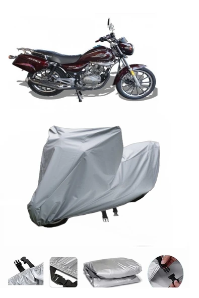 Arora AR 180-16 C  Gri Motosiklet Brandası ARKA ÇANTA UYUMLU DEĞİLDİR