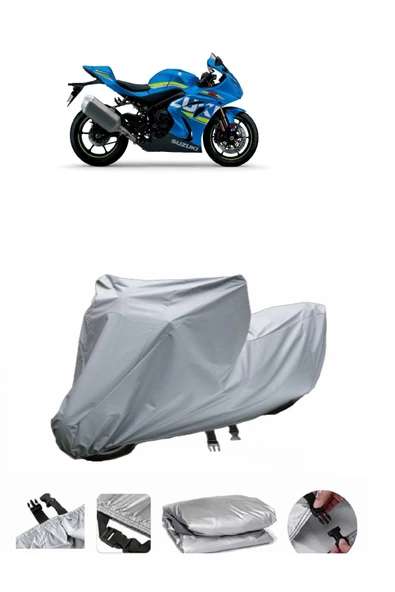 Suzuki GSX-R 1000  Gri Motosiklet Brandası ARKA ÇANTA UYUMLU DEĞİLDİR