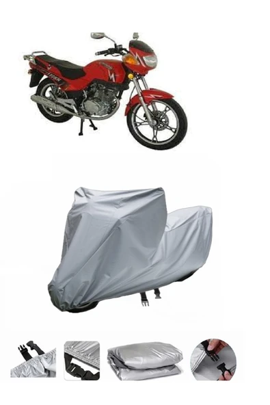 Mondial 150 KN  Gri Motosiklet Brandası ARKA ÇANTA UYUMLU DEĞİLDİR ürün görseli 1