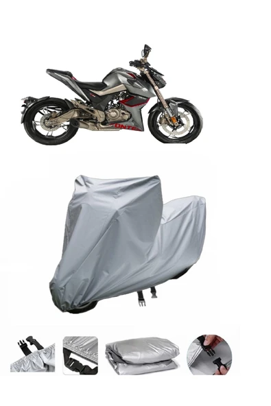 Zontes 155 U  Gri Motosiklet Brandası ARKA ÇANTA UYUMLU DEĞİLDİR
