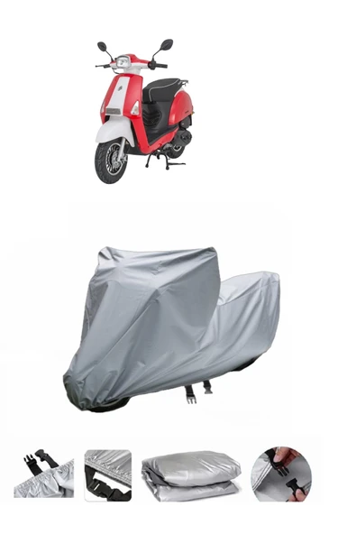 Mondial 50 BeeStreet  Gri Motosiklet Brandası ARKA ÇANTA UYUMLU DEĞİLDİR