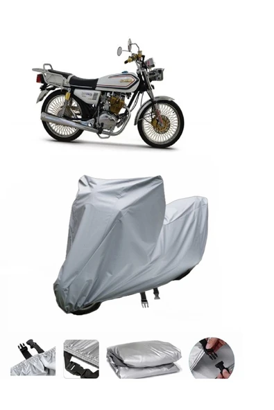 Kuba Çita 125R Max Gold  Gri Motosiklet Brandası ARKA ÇANTA UYUMLU DEĞİLDİR